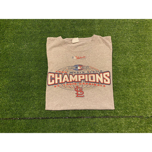 Vintage Y2K Lee Sport St. Louis Cardinals 2006 WOrld Series Champions t-shirt XL