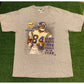 Vintage Minnesota Vikings shirt mens large gray Randy Moss short sleeve NFL 18