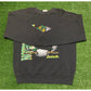 Vintage ND Notre Dame Fighting Irish leprechaun crew neck sweatshirt small black