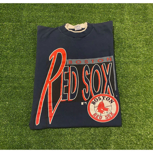 Vintage Salem Sportswear 1990's Boston Red Sox spell out logo t-shirt Medium