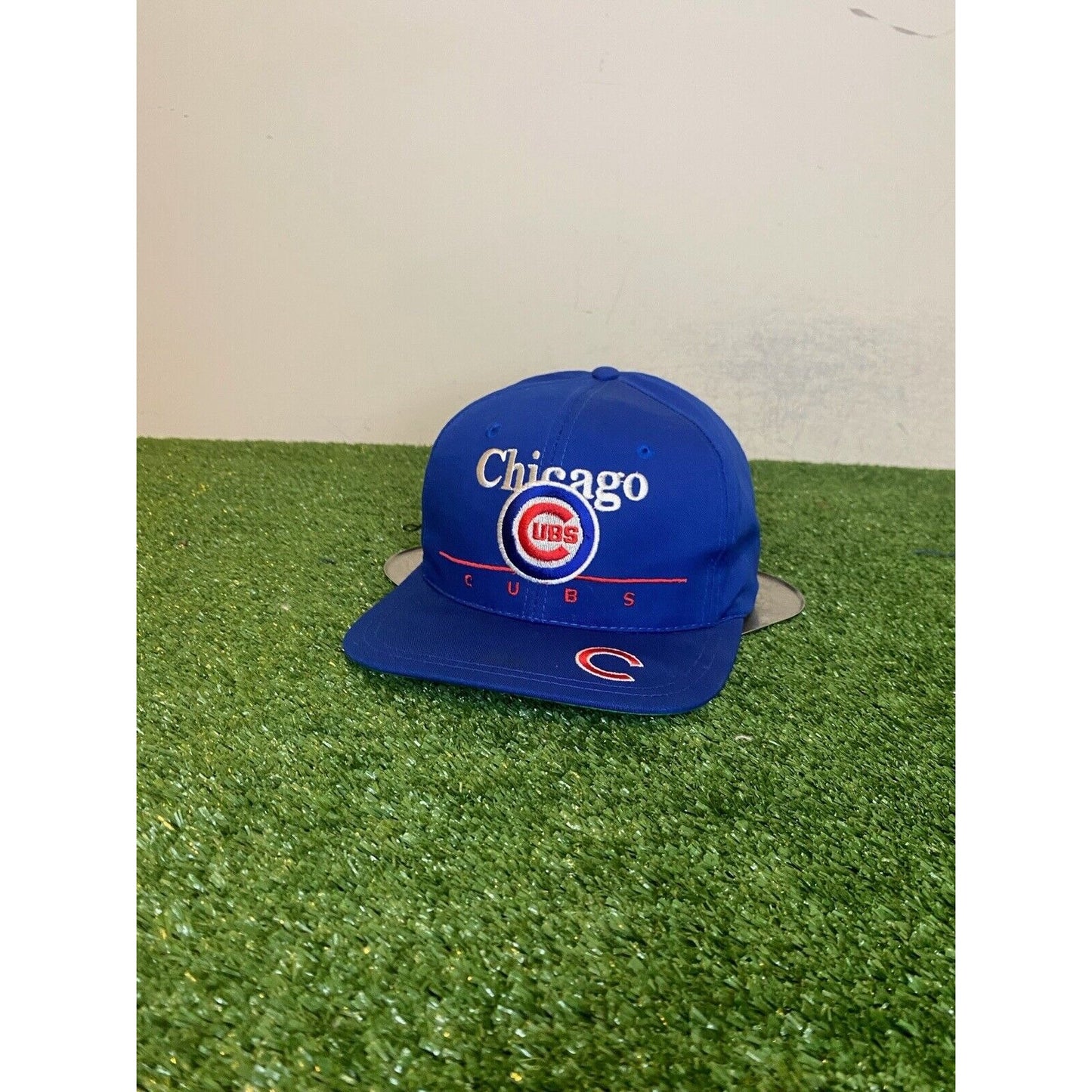 Vintage Chicago Cubs hat cap snap back adult blue Twins Enterprise 90s mens