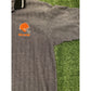 Vintage Dynasty Cleveland browns Two Toned Gray polo Size Large