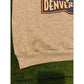 Vintage Denver Broncos sweatshirt mens large crew neck gray Logo 7 Super Bowl F