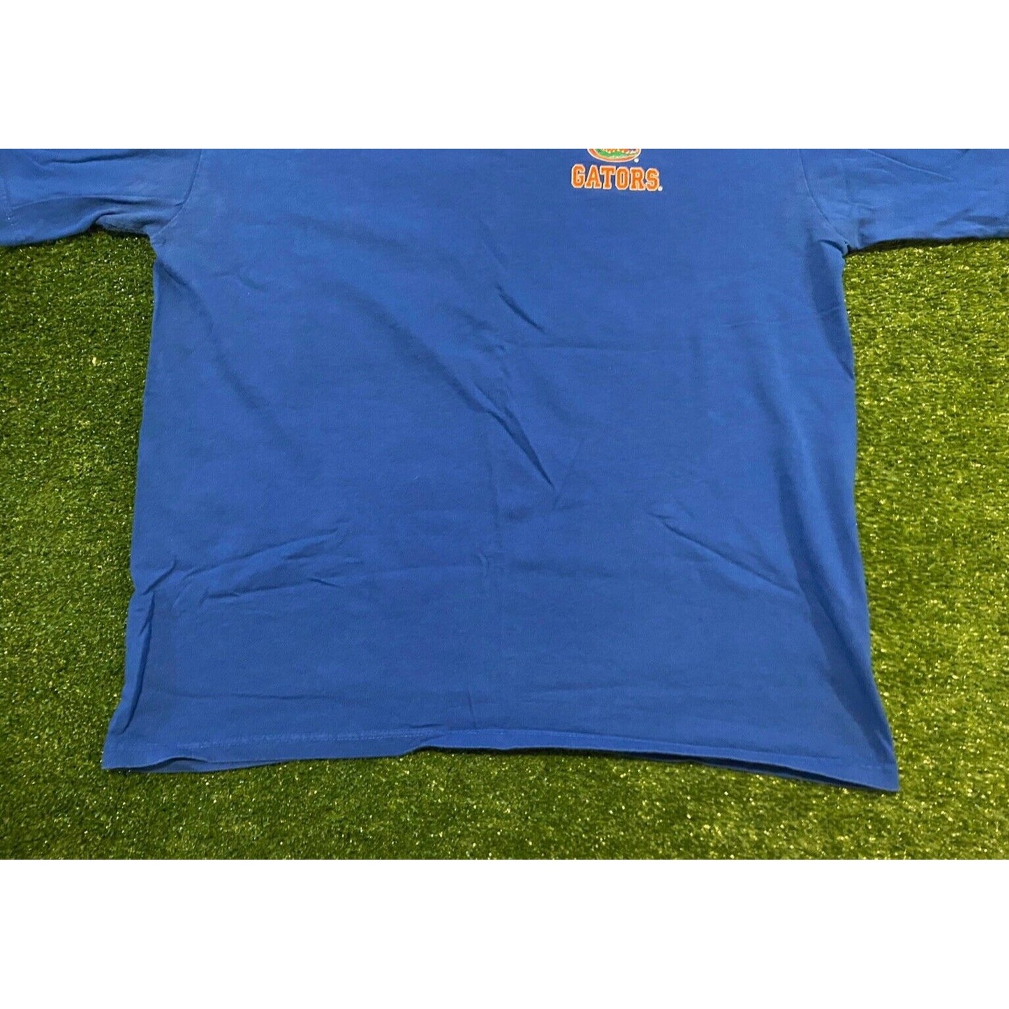 Vintage The Cotton Exchange Florida Gators logo double sided t-shirt XL blue