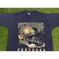 Vintage Y2K Retro Pitt Pittsburgh Panthers football helmet print t-shirt large