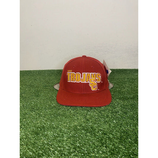 Vintage USC Trojans hat cap snap back sports specialties deadstock new 90s wool