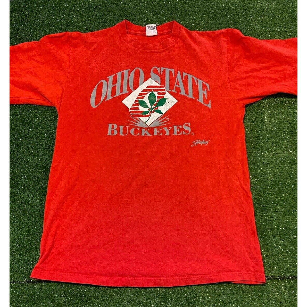 Vintage Ohio State Buckeyes shirt medium red 90s football mens basketball