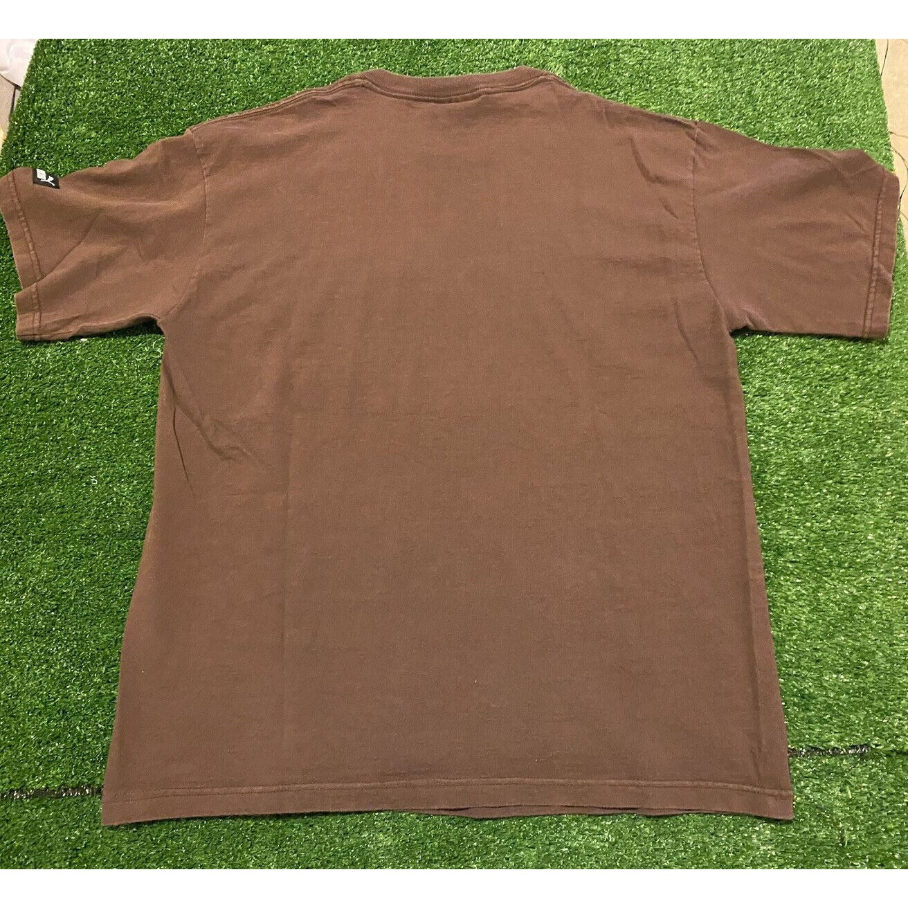 Vintage Y2K Puma Cleveland Browns split bar t-shirt nfl football brown large