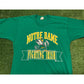 Vintage Competitor 1990s Notre Dame Fighting Irish arch leprechaun t-shirt large