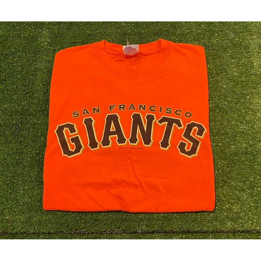 Vintage San Francisco Giants tshirt large orange adult mens 2000s baseball