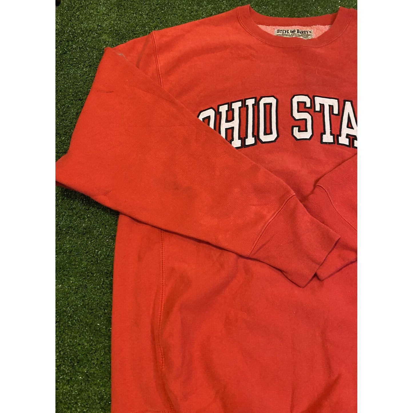 Vintage YTK Steve and Barry's Ohio State Buckeyes arch crewneck red size large