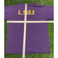 Vintage 1990s Retro Nike LSU Tigers Center Swoosh Diamond t-shirt XL purple