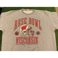 Vintage Wisconsin Badgers sweatshirt extra large football mens gray Rose Bowl