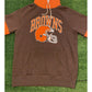 Cleveland Browns sweatshirt large orange brown Homage mens Retro unisex oversize