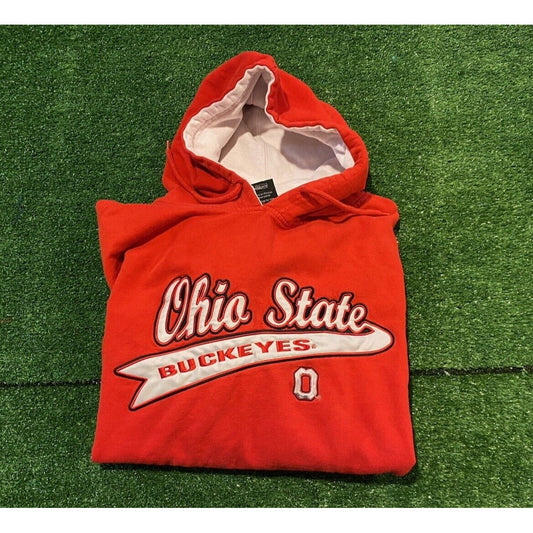 Vintage Ohio State Buckeyes hoodie sweatshirt XL mens red Starter 90s OSU