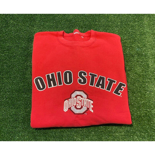 Vintage Ohio State Buckeyes sweatshirt extra large red adult OSU football mens