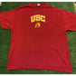 Vintage Champs Team Edition Apparel USC Southern Cal Trojans arch t-shirt XL