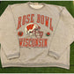 Vintage Wisconsin Badgers sweatshirt extra large football mens gray Rose Bowl