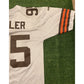 Vintage Puma Cleveland Browns Jamir Miller #95 football jersey white medium