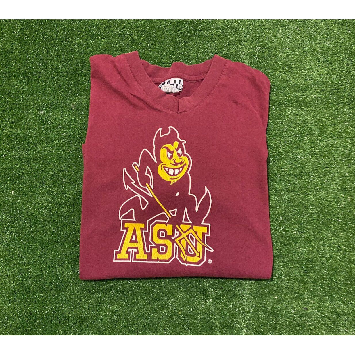 Vintage Team Baja Arizona State ASU Sun Devils long sleeve t-shirt large Retro