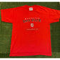 Vintage Lee Sport Ohio State Buckeyes split bar embroidered t-shirt large red