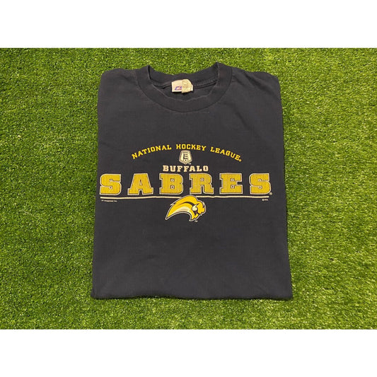 Vintage Y2K CSA Sports Buffalo Sabres arch spell out t-shirt xl hhl hockey