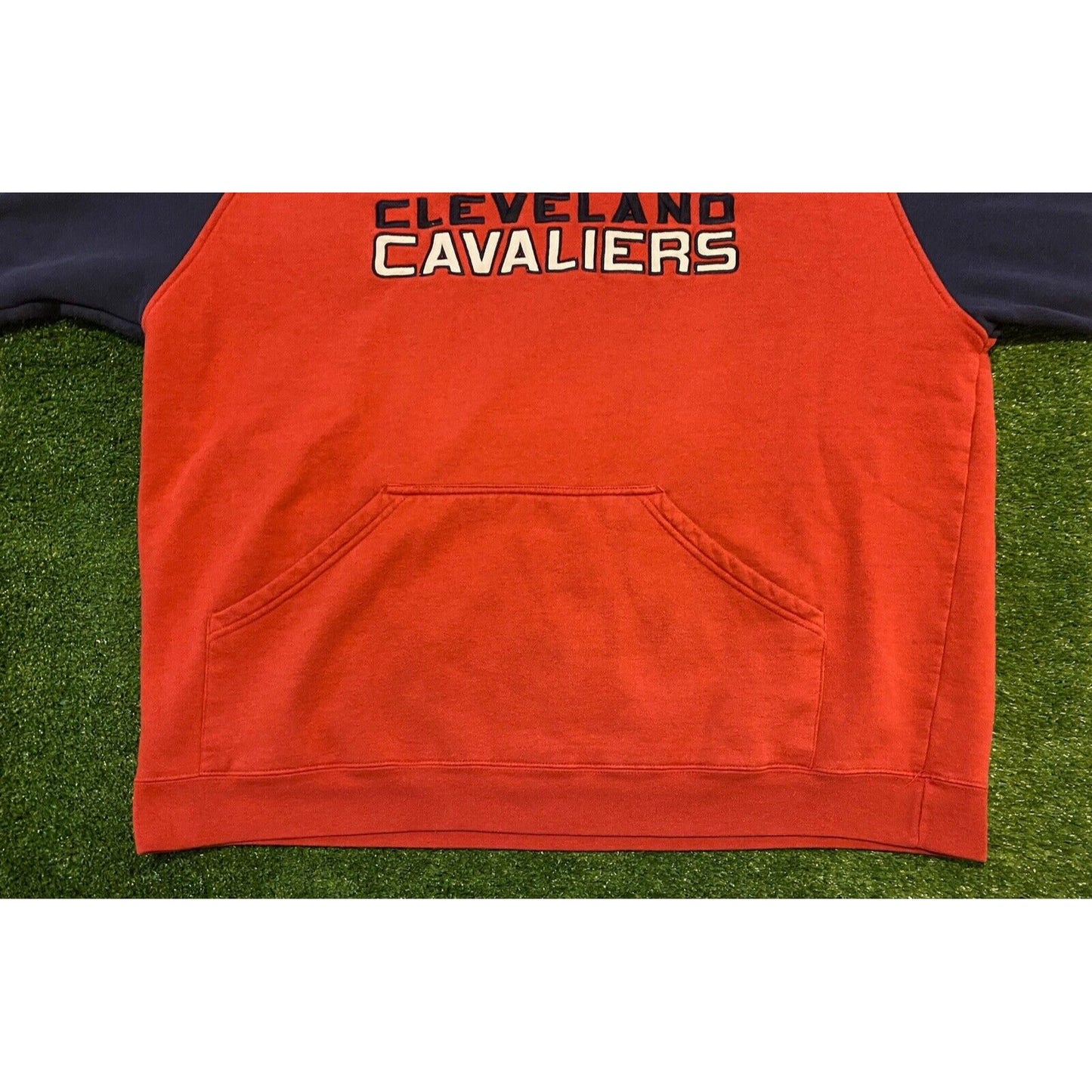 Mens Retro Y2K adidas Cleveland Cavs Cavaliers embroidered hoodie sweatshirt XL