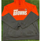 Nike Cleveland Browns hoodie mens extra large sweatshirt orange gray adult