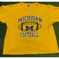 Vintage Michigan Wolverines shirt extra large Champion mens football yellow 90s