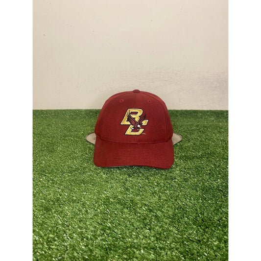 Vintage Boston College Eagles hat cap snap back Logo 7 90s wool mens football