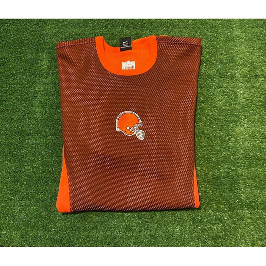 Vintage Cleveland Browns shirt large Nike orange adult 90s Y2K long sleeve