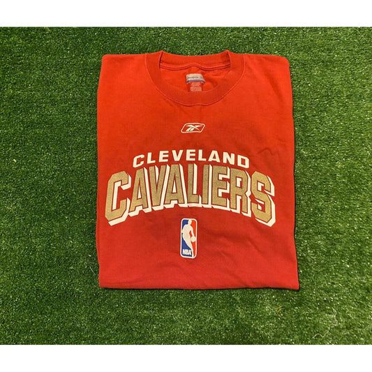 Retro Y2K reebok Cleveland Cavaliers Cavs arch basketball t-shirt XL NBA