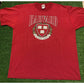 Vintage Harvard University Crimson arch College Seal t-shirt XL fruit of loom