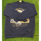 Vintage Notre Dame football sweatshirt extra large blue Nutmeg mills crew neck