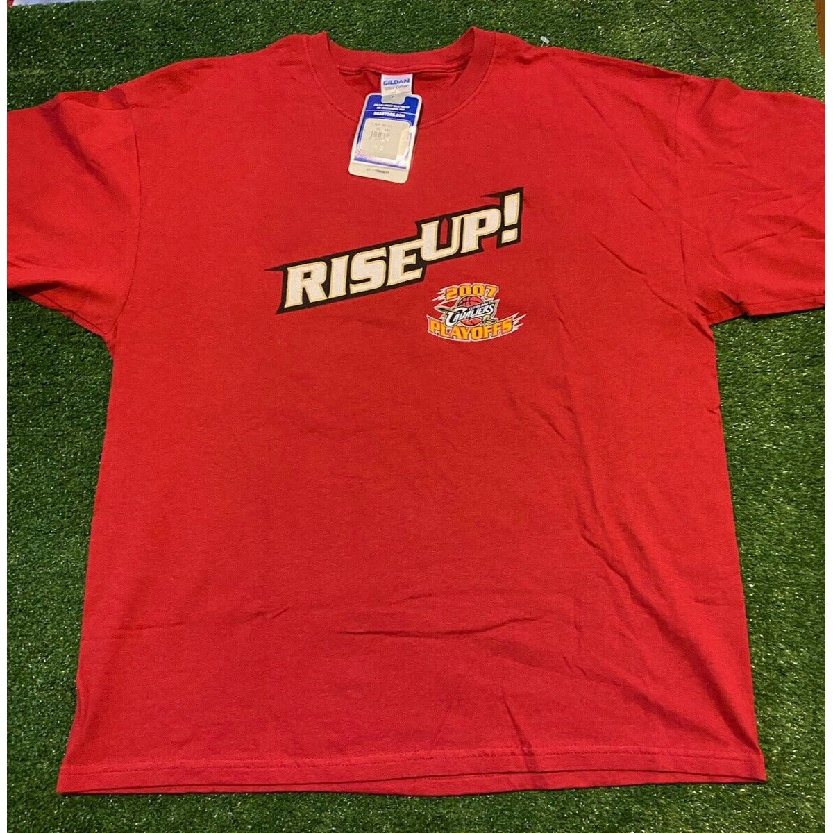 Retro Y2K Cleveland Cavaliers Rise Up 2007 Eastern Conference Finals t-shirt XL