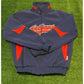 Cleveland Indians Jacket mens medium blue red full zip stretch insulated Y2K