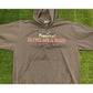 Cleveland Indians hoodie mens large chief wahoo majestic gray sweatshirt therma