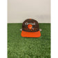 Vintage Cleveland Browns hat cap snap back orange brown East port split bar mens