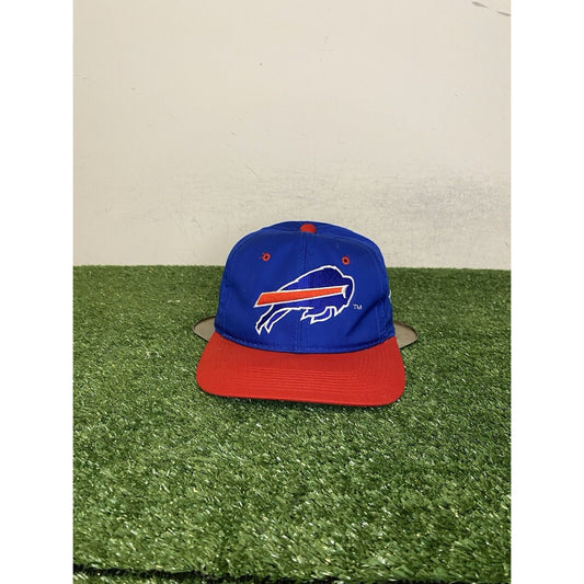 Vintage Buffalo Bills hat cap snap back blue red sports specialties back script