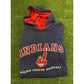 Vintage Cleveland Indians hoodie mens 2XL blue red chief wahoo Lee Sport RK