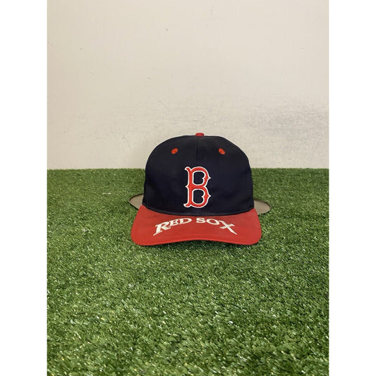 Vintage Boston Red Sox hat cap snap back blue red Twins Enterprise baseball MLB