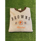 Vintage Cleveland Browns sweatshirt mens XL gray brown crew neck lee sport RK