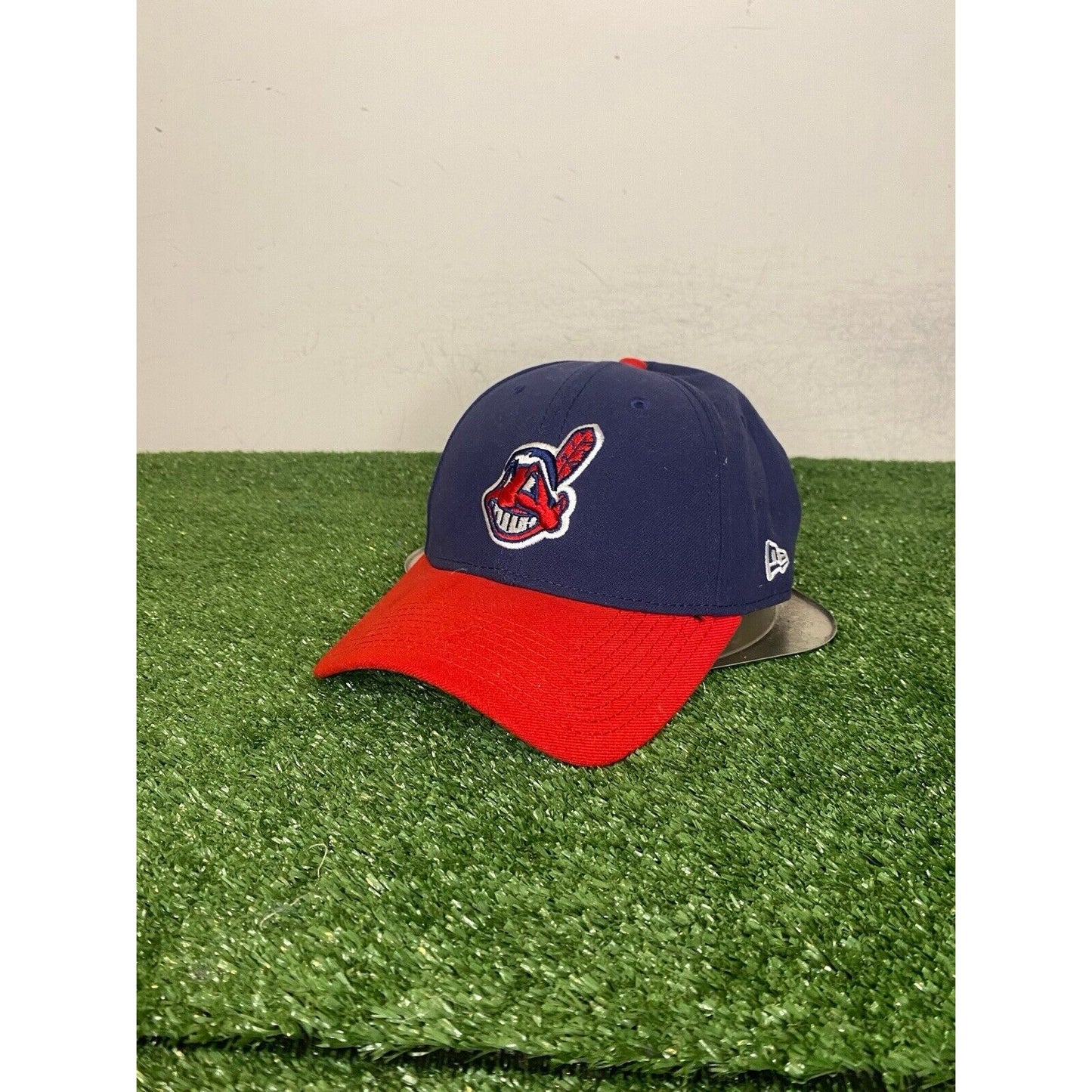 Cleveland Indians hat cap strap back Chief wahoo new era blue red mens unisex