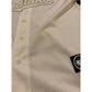 Vintage Cleveland Indians jersey mens large white chrome script Majestic 90s