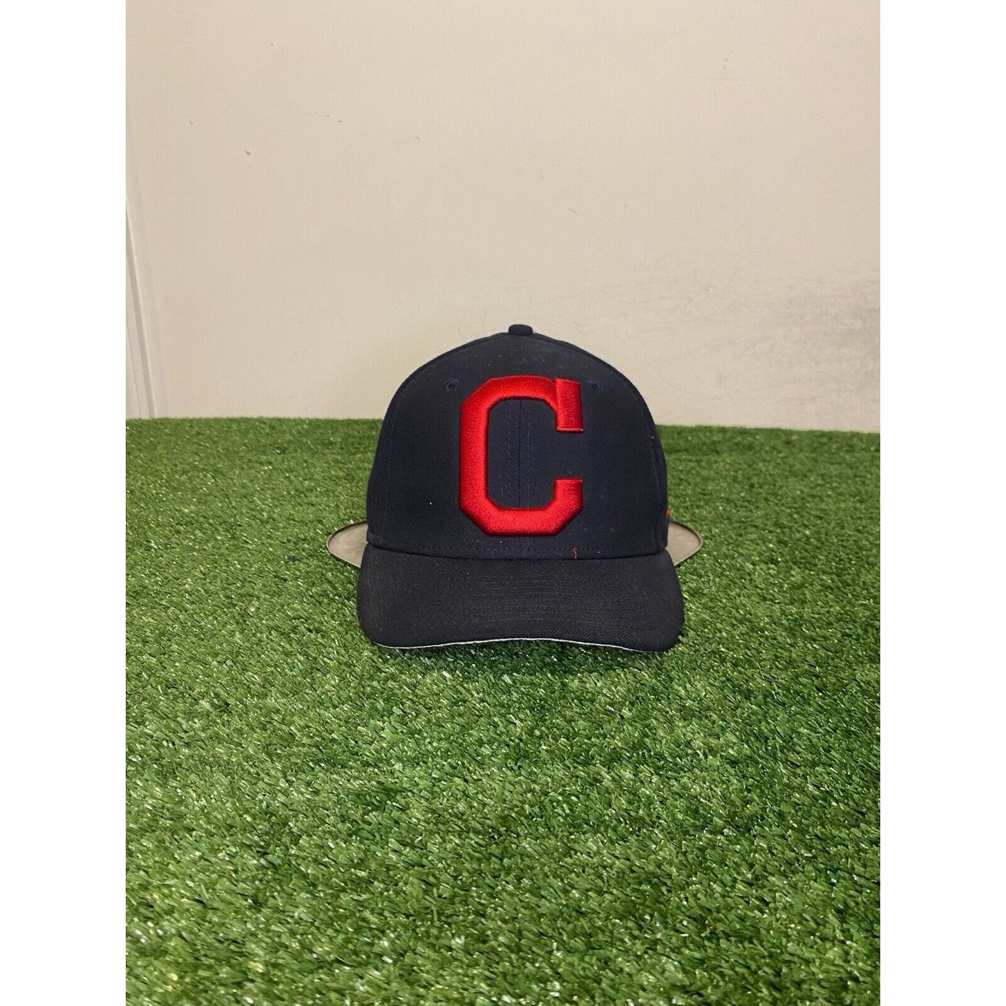 New Era Cleveland Indians hat cap snap back 9Fifty blue mens big logo C adult