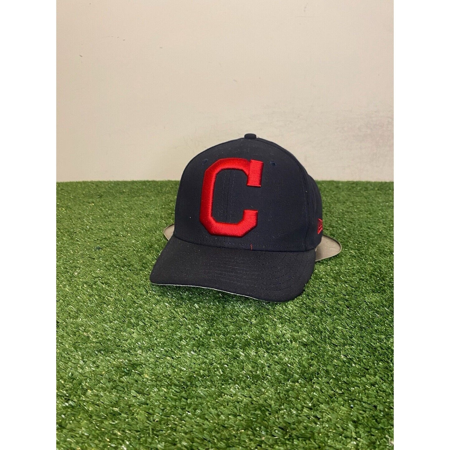 New Era Cleveland Indians hat cap snap back 9Fifty blue mens big logo C adult