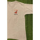 Vintage Cleveland Indians V-neck embroidered t-shirt size large Chief Wahoo