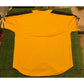 Vintage Starter Cleveland Indians spell out embroidered blank jersey XXL yellow