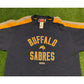 Vintage Y2K CCM Hockey Buffalo Sabres arch logo crewneck sweatshirt Large blue