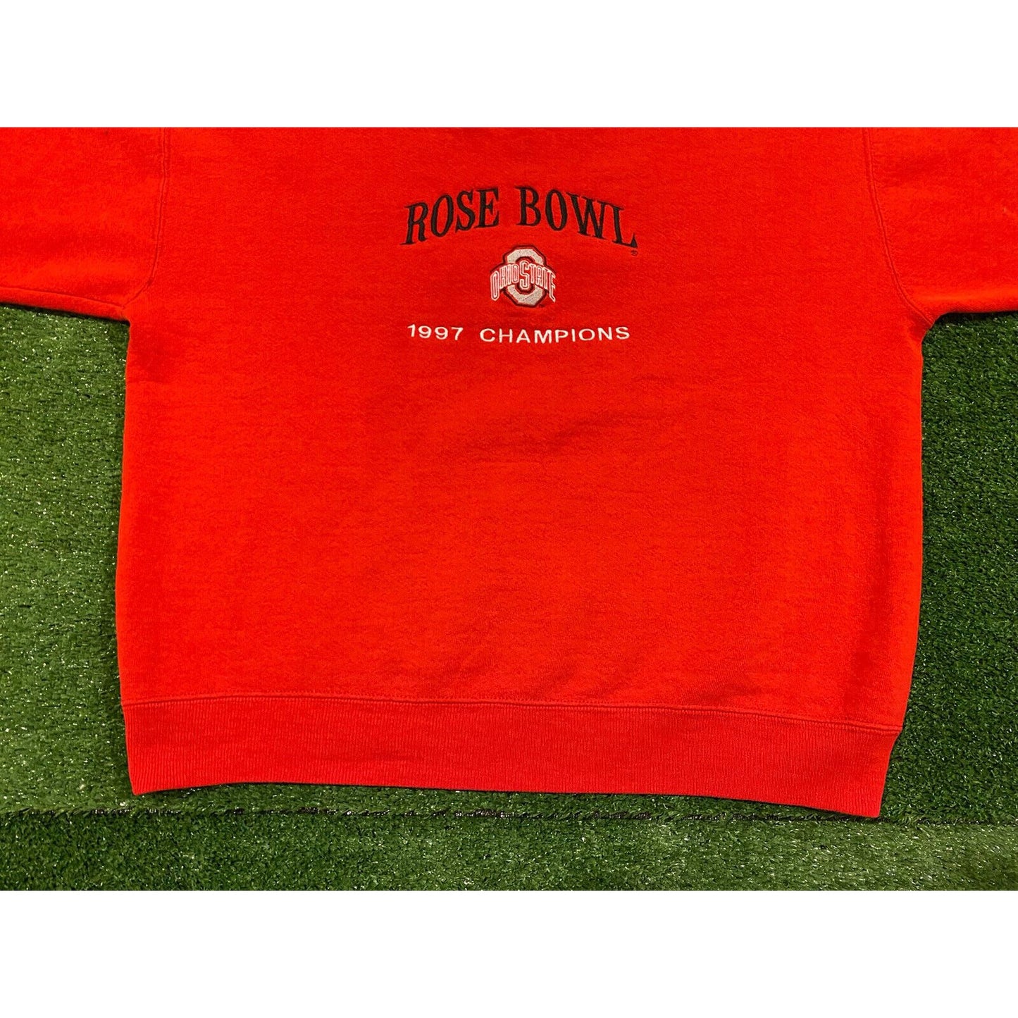 Vintage Ohio State Buckeyes sweatshirt extra large red football Rose Bowl adult